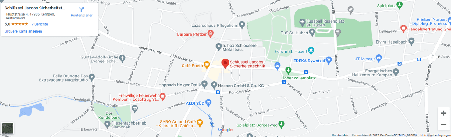 Schlüssel Jacobs Sicherheitstechnik Unternehmen Kempen Google Maps
