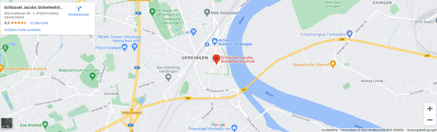 Schlüssel Jacobs Sicherheitstechnik Unternehmen Krefeld Google Maps